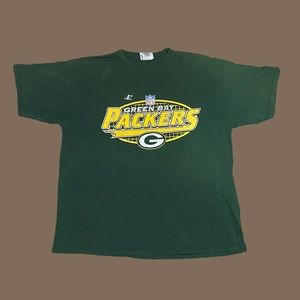 Vintage Green Bay Packers Graphic Shirt Size XL